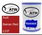 Preview: Audi, Iberian Red, L31F: 500ml Lackdose, von ATW Autoteile West.